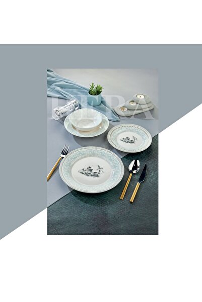 HERA Porcelain Dinner Set, 24 Pieces, – Belle Époque