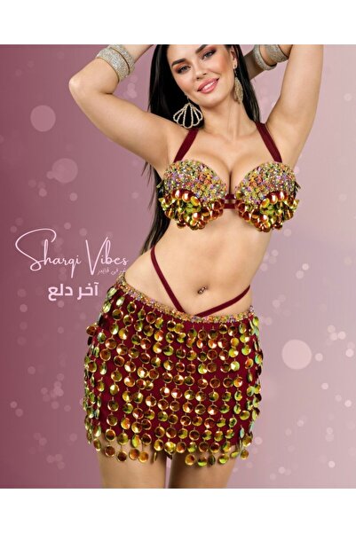 Sharqi Vibes Oriental Eastern Belly Dance Outfit Costume Suit - Sultana