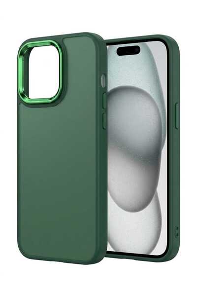 kılıfınbenden Iphone 13 pro max launch – green silicone case model