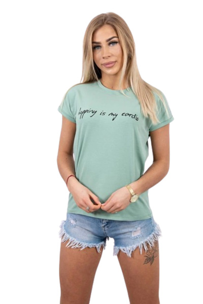 Kesi Bluza mea cardio e cumpărăturile, mentă închisă