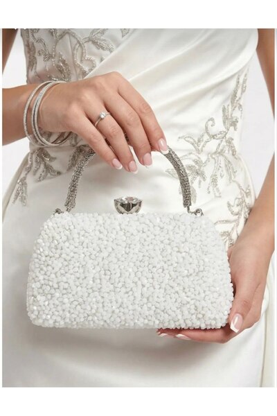 çantamgelsin Women's Crystal Stone Evening Dress Bag Special Occasion Bag Gra...