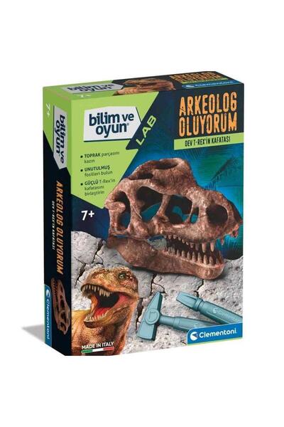 CLEMENTONI Bilim Ve Oyun T-Rex Kazı Seti 64469