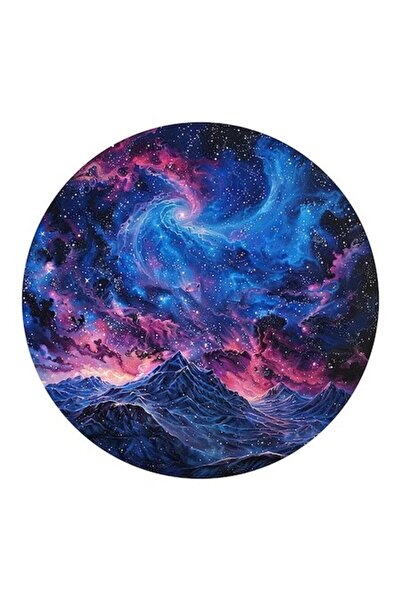 OEM Декоративен стикер, Галактика, Син