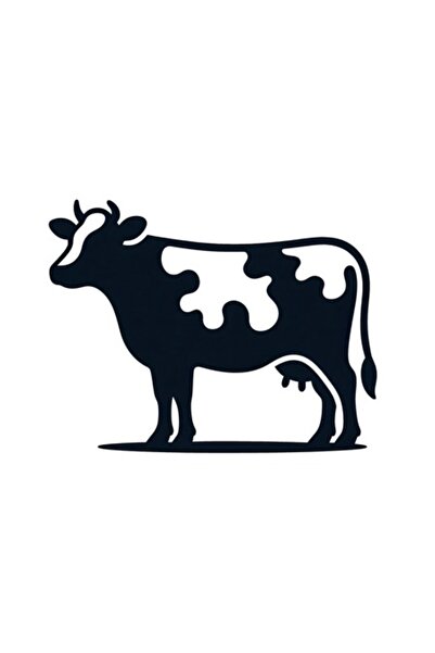 OEM Decorative Sticker, Cow, Black