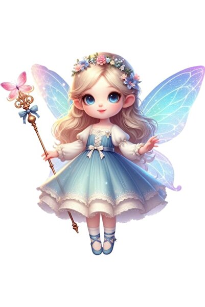 OEM Autocolant decorativ, Zână, Albastru