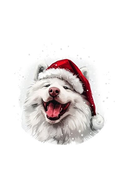 OEM Διακοσμητικό αυτοκόλλητο, Χριστούγεννα, Σαμογιέντ, Πολύχρωμο