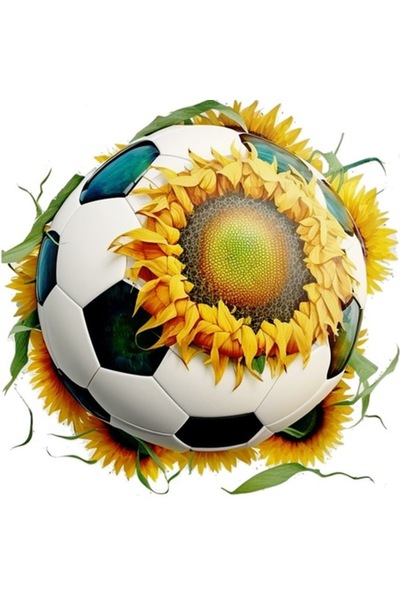 OEM Διακοσμητικό αυτοκόλλητο, μπάλα ποδοσφαίρου, 60 εκ.