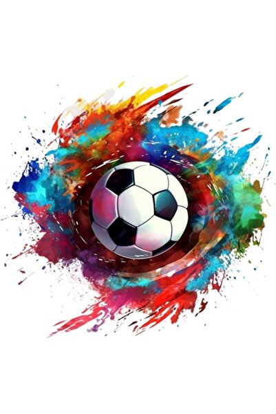 OEM Διακοσμητικό αυτοκόλλητο, μπάλα ποδοσφαίρου, 62 εκ.