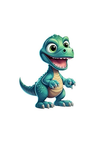 OEM Διακοσμητικό αυτοκόλλητο, δεινόσαυρος, πράσινο