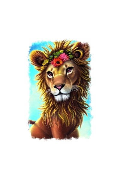 OEM Autocolant decorativ, leu, galben, 85 cm