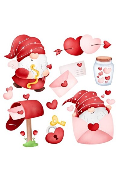 OEM Autocolant decorativ, Gnomi, Dragoste