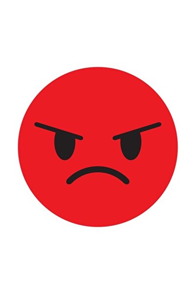 OEM Autocolant decorativ, Emoji, Roșu