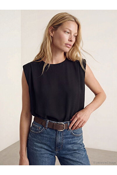 LC Waikiki Bicycle collar blouse