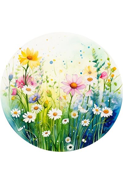 OEM Autocolant decorativ, flori, multicolor