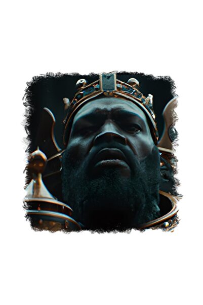 OEM Autocolant decorativ, Rege, Auriu, 55 cm