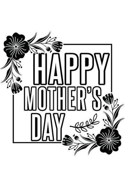 OEM Happy Mother's Day Decorative Sticker