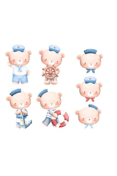 OEM Autocolant decorativ, Ursuleț marinar