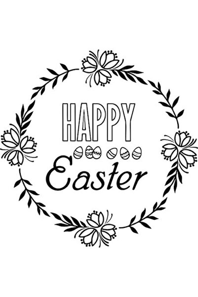 OEM Autocolant decorativ Paște fericit