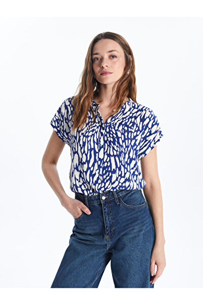 LC Waikiki بلوزة نسائية مطرزة بياقة كاشك روبا من RMZ GİYİM FARKIYA