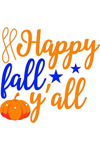 OEM Happy fall yall Decorative Sticker