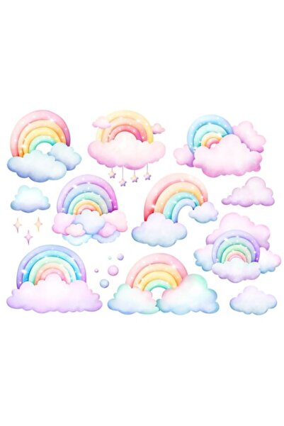 OEM Διακοσμητικό αυτοκόλλητο, λαμπερό ουράνιο τόξο