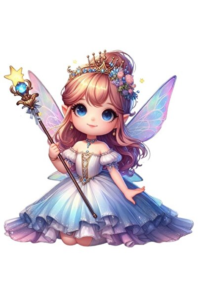 OEM Autocolant decorativ, Zână, Turcoaz