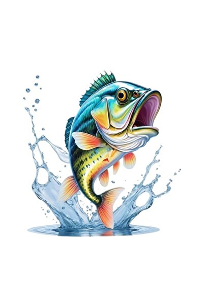 OEM Decorative Sticker, Fish, Green