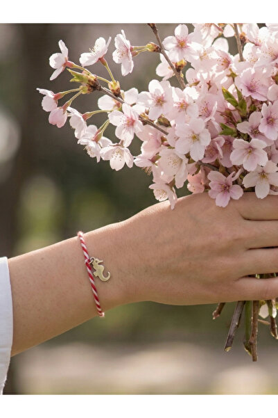 Menar Tasarım Deniz Atı Uçlu El Yapımı Marteniçka Bileklik - Şans ve Bahar Bi...