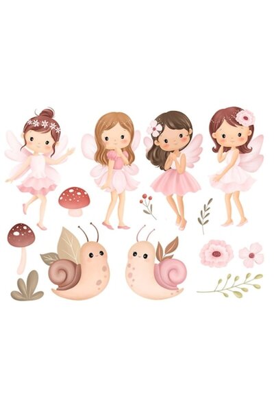 OEM Διακοσμητικό αυτοκόλλητο, Νεράιδες