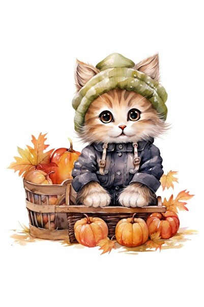 OEM Διακοσμητικό Αυτοκόλλητο, Γάτα, Πράσινο