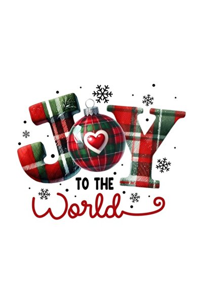 OEM Διακοσμητικό αυτοκόλλητο, Χριστούγεννα, Χαρά, Πολύχρωμο