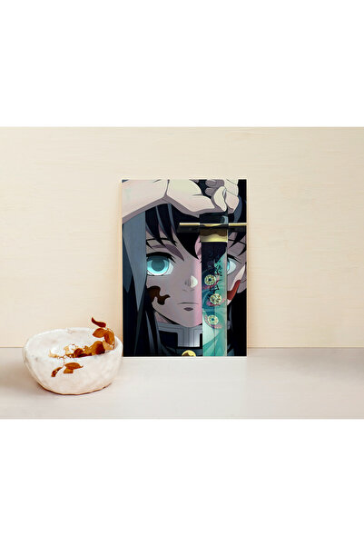 aknhediyelik Muichiro Tokito Demon Slayer Anime Tasarım Metal Poster - Hediye...