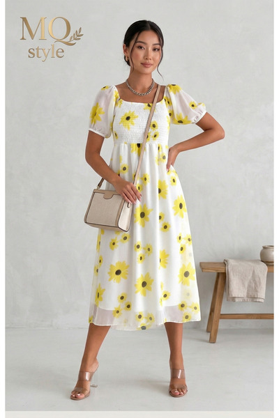 MQ فستان "ساني ديزي" (Sunny Daisy) – إشراقة الصيف بين يديك من style