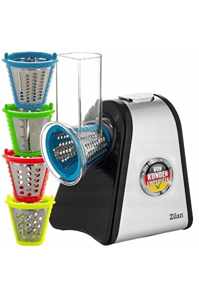 Zilan Razatoare si feliator electric ZLN0498 Fresh, 200W, 4 accesorii inox, S...