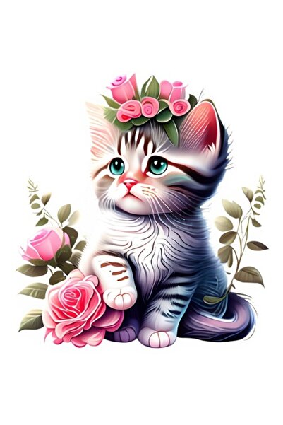 OEM Decorative Sticker, Cat, Pink
