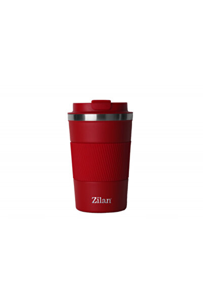 Zilan Cana termos ZLN9924, 510ml, Inox, pereti dubli, rosu, mentine temperatu...