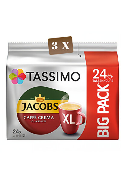 tassimo 3 x Cafe Crèma XL Capsule 199,2 g