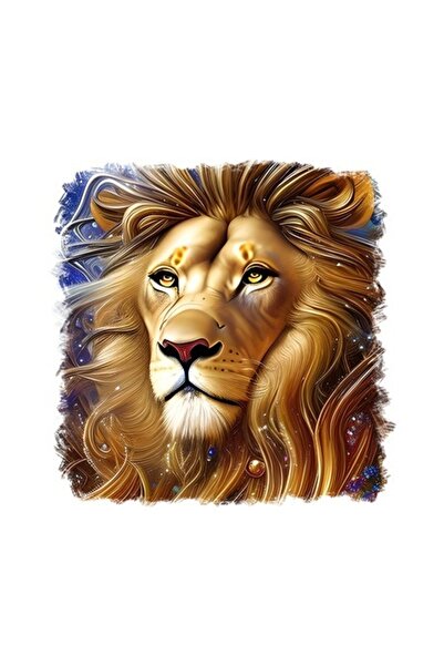 OEM Autocolant decorativ, leu, galben, 55 cm