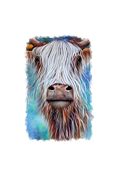 OEM Διακοσμητικό αυτοκόλλητο, αγελάδα, καφέ, 85 εκ.