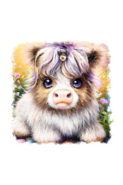 OEM Διακοσμητικό αυτοκόλλητο, αγελάδα, λευκό, 55 εκ.