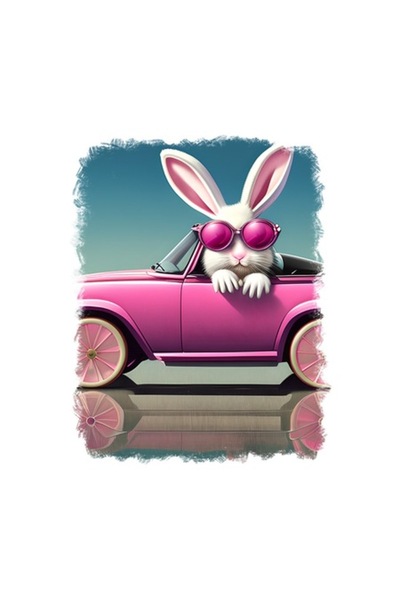 OEM Διακοσμητικό αυτοκόλλητο κουνελιού γκάνγκστερ