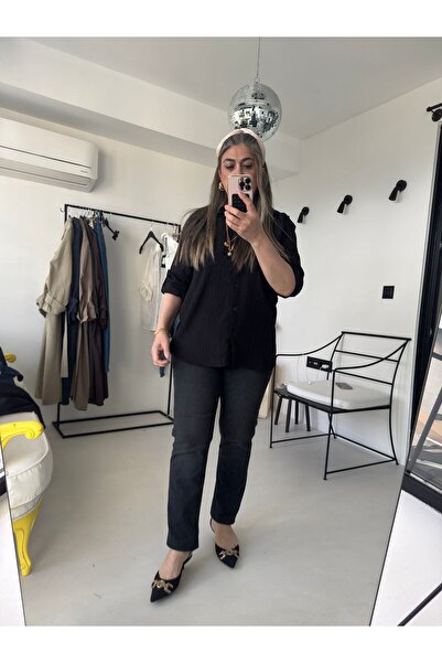 Bade Butik Afumat material elastic Mărime mare blugi skinny