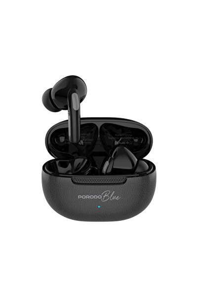 porodo Blue سماعات أذن لاسلكية فوكسارا TWS بتقنية بلوتوث 5.3، شحن USB-C، مدة ...