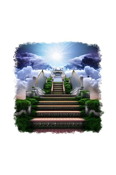 OEM Decorative Sticker, Gates of Heaven, Gray, 55 cm