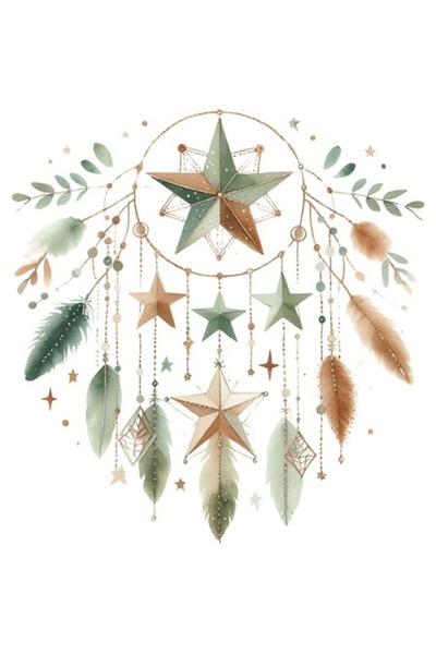 OEM Autocolant decorativ, Mandala, Verde