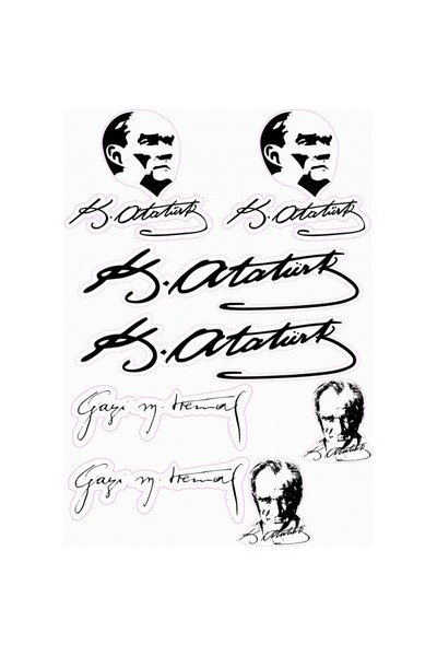 İŞCAN MOTOR K.ATATÜRK A4 STİCKER Araba,Motor,Laptop Sticker