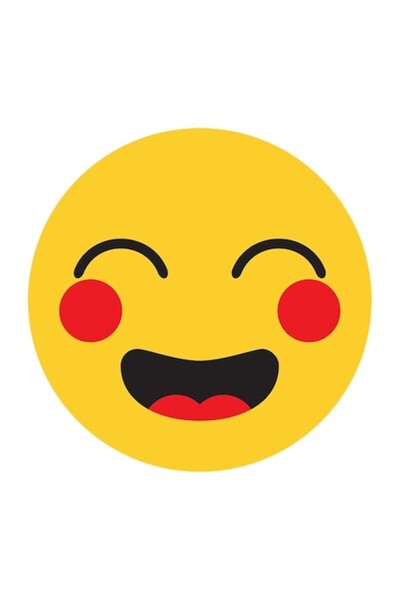 OEM Autocolant decorativ, Emoji, Galben