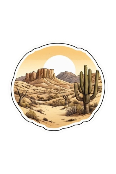 OEM Autocolant decorativ, Deșert, Galben