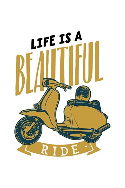 OEM Decorative Sticker, Motorcycle with Quote