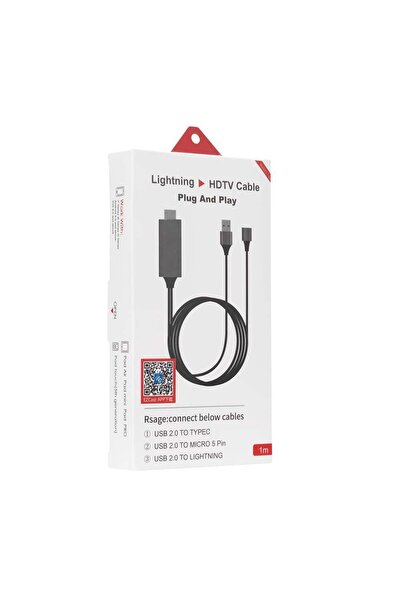 Hytech HY-XO54 Görüntü Aktarıcı Kırmızı-Siyah USB-F to HDMI 1m Mobil Telefon ...